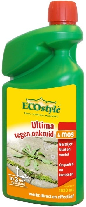 Ecostyle ultima tegen onkruid en mos 1020 ml